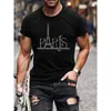 Men's T-Shirts Men's Fashion Diamonds T-Shirts Skull Drill Tee Tops Short Sleeve O-Neck Club Men Clothing Tshirt Quality Y2K 230701