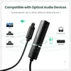 MP3/4 Adapters UGREEN Bluetooth 5.0 Transmitter TV Headphone PC APTX LL Digital Toslink Optical SPDIF Adapter Audio Music Wireless Transmitter 230701