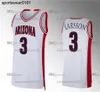 2 Caleb Love Arizona Wildcats NCAA College Basketball Jersey T.J. Макконнелл Майк Бибби Зик Ннаджи Керр Крияйса Пелл Ларссон Адама Бал Кортни Рами