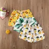 Shorts 0-4T Toddler Baby Boy Girl Kids Shorts Bottoms Summer Cartoon Pineapple Print Swimming Panties Beach Holiday Shorts 230703