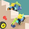 MODELLO DIECAST Mini Truck Toys Intelligent Engineering Construction Toy disponibile per migliorare la coordinamento degli occhi per la mano dei bambini e il motore fine 230703