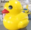 Modelo de pato amarelo gigante inflável flutuante promocional de venda imperdível de alta qualidade 1,5/3/6/8 m de altura para publicidade