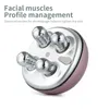 Dispositivos de cuidados faciais Ems Dispositivo de levantamento elétrico Microniddle Roller para massagem queixo duplo Reduzir mandíbula Exercitador Refirmante Beleza 230630