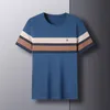 Männer Trainingsanzüge Top Grade 96 Baumwolle Sommer Dünne Marke Tops Luxus Herren T-shirts Mit Designer Kurzarm Casual Mode Männer kleidung 230703