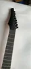 Custom 8 Strings Left Hand Black Electric Guitar 24 Frets Maple Neck Black Guitar Accessories