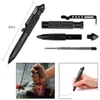 Utomhusprylar Tactical Pen Mtifunction Självförsvar Aluminiumlegering Emergency Glass Breaker Edc Säkerhet Överlevnadsverktyg Droppa Leverera Dhcxu