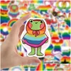 Bilklistermärken 50st Gay Pride LGBTQ Graffiti Kids Toy Skateboard Motorcykel cykel klistermärke dekaler grossist droppleverans mobiler mo dh2ng