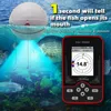 Fischfinder Erchang F13 Wiederaufladbares kabelloses Sonar zum Angeln 60 m Wassertiefe Echolot Angelfinder Tragbarer Fischfinder HKD230703