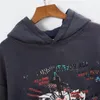 Men's Hoodies Fall/Winter 2023 RRR123 Hoodie Women's 1:1 High Quality Vintage Heavy Weight Worn Hooded Sweatshirt Terry Pullovers