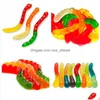 Bakvormen 20 Hole Gummy Snake Worms Mould Sile Chocolate Sugar Candy Jelly Mallen Ice Tube Tray Cake Tools Drop Delivery Home Gard Dh3Ac