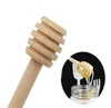 Honing Roer Bar Mengen Handvat Jar Lepel Praktische 1Pc Houten Dipper Lange Sticks Levert Honing Keuken Gereedschap Mini houten Stok JL1420