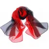 Foulards 160 * 50cm Gradient Mode Foulard En Mousseline De Soie Longues Wraps Et Châles Dame Printemps Automne Foulards Bandana Hijab Étoles J230801