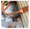 Top Quality Women's Fashion Woven Basket Straw Bucket Designer Handbag Shoulder Crossbody Summer Beach Style Clutch Bag