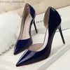 Dress Shoes Dress Shoes BIGTREE Shoes Patent Leather Heels Fashion Woman Pumps Stiletto Women Shoes Sexy Party Shoes Women High Heels 12 Colour Z230703