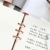 Notepads A5 A6 B5 Rose Gold Black With 90 Sheet Inner Page Binder Notebook Cover Diary Agenda Planner Paper School Stationery 230703