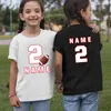 T-shirts personnalisés imprimé t-shirt enfants t-shirts bébé anniversaire t-shirt votre propre design tshirts école chemise pour garçons filles vêtements enfants