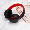 Populära 3.0 trådlösa hörlurar trådlösa hörlurar stereo bluetooth headset med mic hörlurstöd TF -kort