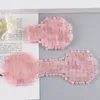 Natural Stone Rose Quartz Ansiktsbehandling Jade Eye Mask Sovkylningsterapi för anti-aging Relaxation Shade Cover Face Mask Beauty Spa Tool