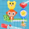 Dzieci Kid Bath Toy Water Play Shower Trickler Wall Sunction Gra Edukacyjna L230518