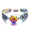 Braccialetti fascino colorf colorf bottone da 18 mm incantesimo intagliato intagliato bracciale per brandigli per donne fornitori all'ingrosso di consegna a goccia all'ingrosso gioielli dhqi0