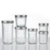 Bougeoirs Verre Mason Jars 322 OZ Canning Gelée Avec Couvercles En Métal De Qualité Alimentaire Miel Faveurs De Mariage Douche DIY Épice 230703