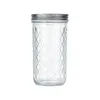 Ljushållare Glas Mason Burkar 322 OZ Konserveringsgelé med livsmedelssäker metalllock Honung Bröllopsfavoriter Dusch DIY Spice 230703