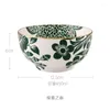 أدوات المائدة مجموعات Nordic Wind Creative Phnom Penh Ceramic Bowl El Home Color Glazed Rice Soup Noodle اليابانية أدوات المائدة اليابانية