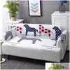 Housses De Chaise Stretch Canapé Er 1/2/3/4 Places Ins Chambre D'enfant Salon Pantoufles Anti-poussière Élastique Canapé Drop Delivery Maison Jardin Textile Dhniv