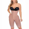 허리 배 셰이퍼 콜롬비아 거들 소형 wasit bbl 수술 후 얇은 스트립 배 배 통제 Shapewear Slimming Fajas 형성 점프 수트 230701