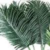 ドライフラワー10pcs人工葉シミュレーション植物偽のヤシの木の葉の花の緑豊かなアレンジメントアクセサリーパート230701