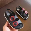 Sandals Children's Sandals Summer Boys PVC Buckle Kid Slippers Antiskid Baby Girl Shoes British Non slip Beach Sandals Kids Shoes J230703