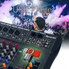 Mixer Gaxct16 Mischpult mit digitalem Mikrofon 16 Kanäle mit USB Blueteeth 48 V Phantomspeisung Professioneller DJ-Audiomixer