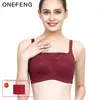 Forma del seno ONEFENG 6030 Reggiseno per mastectomia Intimo tascabile per protesi al seno in silicone Cancro al seno Donne Tette artificiali 230703