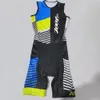 Cycling Jersey Sets Zootekoi Men Triathlon Sleeveless Breathable Bodysuit Summer Mountain Bike Cycling Wear Outdoor Running Wear Custom Swimsuit 230701