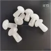 Stone Random Mas Natural Mushroom Plant Statue Carving Aquarium Home Decoration Crystal Polishing Gem 35X13.5Mm Drop Delivery Jewelry Dhhve