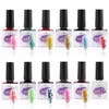 Gel pour les ongles Gel Vernis à ongles Séchage rapide Aquarelle Encre Vernis Blooming Nail Gel 12pcs / Set Fournitures pour les ongles Vernis à bulles de fumée Gradient Peinture 230703