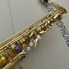 New arrival JAS-669 woodwind instrument alto eb tuning professional saxophone lacquered gold with case mouthpiece