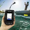 Fish Finder Fish Finder Uprzewodnik XF02-C Płyne Sonar Sonar Portable 9M Echo Echo Awaryjna 0,6-100 m głębokość Trandecer Fishfinder czujnik HKD230703