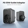 Power Cable Plug Ugreen Power Strip Adapter EU Plug PD 30W Travel Adapter med AC Port for Home Appliance 230701