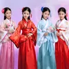 10Colors Princess Dress for Women Party Embroidery Dance New Year Stage Costumes Chinese Traditional Han Fu Girl239l