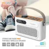 Radio inscabin M60 stereo stereo Radio przenośny głośnik bezprzewodowy z Bluetooth, FM/Piękny projekt/akumulator do ładowania