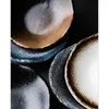 Dinnerware Sets 7 Inch Ceramic Shallow Dishes Porcelain Japanese Style Dinner Pasta Serving Appetizer Sushi