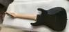 Custom 8 Strings Left Hand Black Electric Guitar 24 Frets Maple Neck Black Guitar Accessories