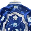 Casa Designer Moda Giyim Gömlekleri Takipler Kazablanka 23ss Mavi Mermer Kuğu Çift İpek Gevşek Hawaii Uzun Kollu Gömlek 2031