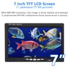 Fish Finder Eyoyo EF07PRO Fish Finder 7 "Moniteur pour la pêche sur glace en hiver Prise en charge Enregistrement vidéo Jusqu'à 32 Go Double lampes Caméra Couleur Vision nocturne HKD230703