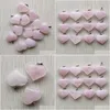 Charmes Naturel Rose Quartz Pierre Coeur Pendentifs Fit Collier Fabrication de Bijoux Drop Delivery Résultats Composants Dhpet