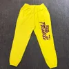 Pantaloni designer maschili uomini pantaloni Hellstar Studios pantaloni flarespants blyellow maschi jogger alla moda hip hop pantaloni casual0147