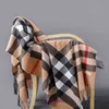 Дизайнерский роскошный бур домашние шарфы на продажу осень и зима утолщенные теплые классические мужские женские шарф -шарф Новый клетчатый имитация кашемиро