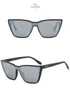 Quay's nieuwe bril Luxe textuurplaat Mode zonnebril Donkere bril Heren en dames Cat Eye zonwerende bril