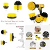 Car Wash Accessories Appliances 3Pcs Set Electric Scrubber Brush Drill Kit Plastic Round Cleaning For Carpet Glass Tires Nylon Bru Dh8Or